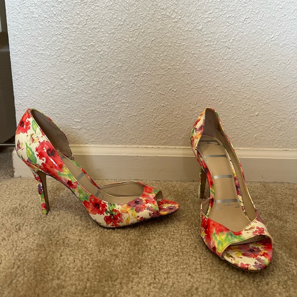 Floral heels